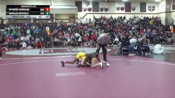 105 lbs Cons. Round 2 - Wynter Morgan, Marion vs Natalie Nichols, Southeast Polk
