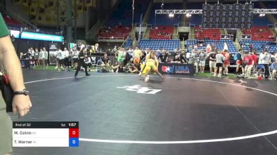 285 lbs Rnd Of 32 - Milan Colvin, Kansas vs Trent Warner, Iowa