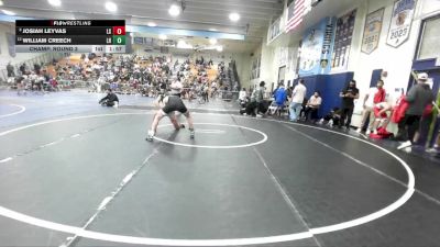 126 lbs Champ. Round 3 - Josiah Leyvas, La Serna vs William Creech, Laguna Hills