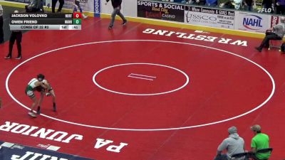 89 lbs Consi Of 32 #2 - Jackson Volovko, North Star vs Owen Friend, Manheim Twp