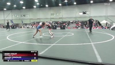 120 lbs 4th Wrestleback (16 Team) - Avery Steldt, Wisconsin vs Anaveh Gonzales, Texas Red