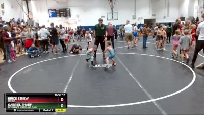 45 lbs Round 2 - Brice Eskew, SCSOW vs Gabriel Sharp, Reverence Wrestling Club