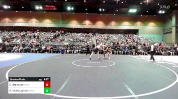 285 lbs Quarterfinal - Cole Steketee, Sprague vs Austin McNaughtan, Wasatch