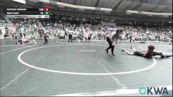 83 lbs Consi Of 4 - Kaydan Osborn, Ponca City Wildcat Wrestling vs Mijo Hart, Pin-King All Stars