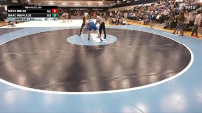 197 lbs Quarterfinal - Maxx Miller, Washington And Lee vs Isaac Ogunlade, McDaniel
