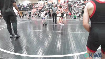 70 lbs Rr Rnd 1 - Brayson Alfaro, Grove Takedown Club vs Wade Burkhart, Tulsa Blue T Panthers