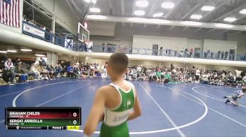 73 lbs 2nd Wrestleback (16 Team) - Graham Childs, Champions vs Sergio Arriolla, Payson