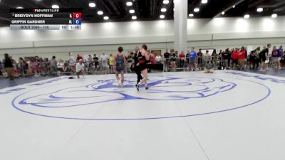 120 lbs Champ. Round 2 - Breiydyn Hoffman, IL vs Griffin Gardner, AL