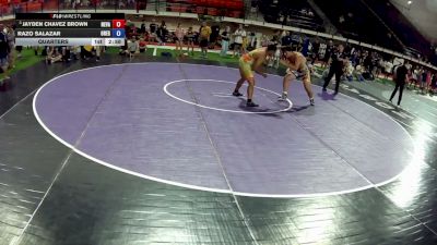215 lbs Quarters - Jayden Chavez Brown, Nevada vs Razo Salazar, Oregon