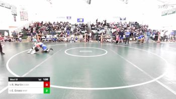 120 lbs Round Of 32 - Robert Martin, EO Smith vs Evan Gross, Brookfield/Shepaug