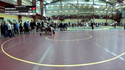 126 lbs Cons. Round 2 - Ryan Hockaday, Brownsburg vs Ethan Reilly, Lake Highland Prep