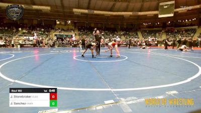 84 lbs Semifinal - Jack Stonebraker, Gladiator Wrestling Club vs Jaxon Cash Sanchez, Hawkeye WC