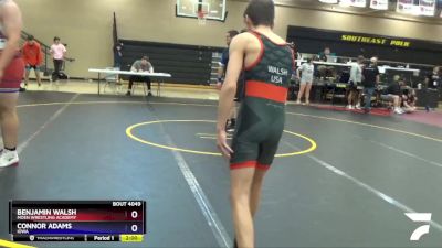 106 lbs Round 2 - Benjamin Walsh, Moen Wrestling Academy vs Connor Adams, Iowa