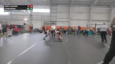 96 lbs Round 7 (10 Team) - Kenny Hartman, Kardiac Kidz vs Caleb Roppel, Brecksville