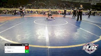 70 lbs Round Of 16 - Asher Abidin, BRTC vs Kataleena Cater, HBT Grapplers