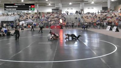 AA 120 lbs 3rd Place Match - Brooks Ryan, Dobyns Bennett High School vs Blaise Masi, Summit High School