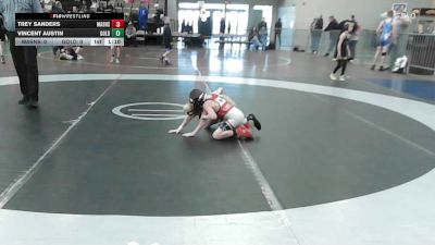 49 lbs Rr Rnd 2 - Trey Sanders, Mat Assassins White - ESE vs Vincent Austin, All I See Is Gold Academy - ESE