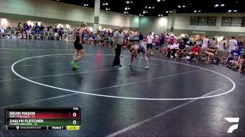 170 lbs Round 1 (6 Team) - Devin Mason, Ohio Titan Gold vs Zaelyn Fletcher, Camden Greasers