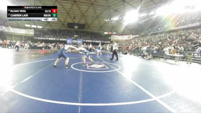 Boys 2A 190 lbs Cons. Round 2 - Elijah Veal, Sultan vs Camren Lair, Mark Morris