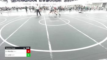 156 lbs Quarterfinal - Kevin Mendez, Silverback WC vs Curren Lane, Santa Ynez Wr Ac