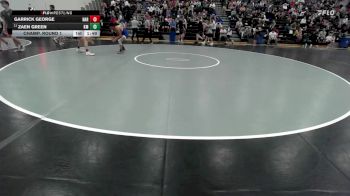 138 lbs Champ. Round 1 - Zaen Green, Kearney Matcats vs Garrick George, Har-Ber