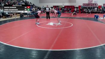 172 lbs Cons. Round 3 - Owen Culbertson, Dassel-Cokato-Litchfield vs Mason Johnson, LeSueur-Henderson