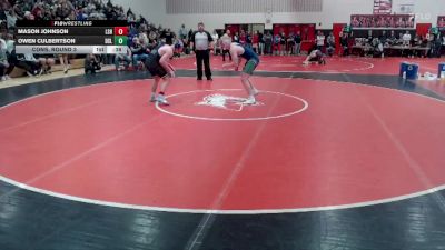 172 lbs Cons. Round 3 - Owen Culbertson, Dassel-Cokato-Litchfield vs Mason Johnson, LeSueur-Henderson