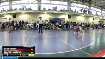 97 lbs Champ. Round 3 - Benjamin Sandefur, Indiana vs Chase Brickey, Carroll Wrestling Club