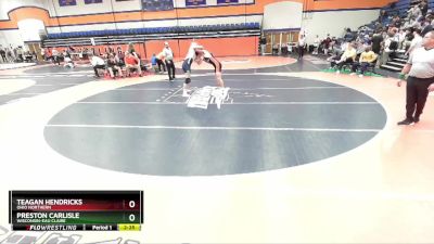 165 lbs Cons. Round 4 - Preston Carlisle, Wisconsin-Eau Claire vs Teagan Hendricks, Ohio Northern