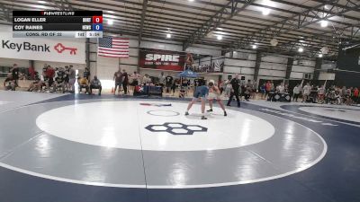 92 kg Cons. Rd Of 32 - Logan Eller, Boone RTC vs Coy Raines, Husky Elite Wrestling Club