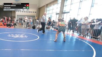 121 lbs Rr Rnd 2 - Jackson Robles, Team Tugman - MSC vs Leo Ellis, Rabbit Wrestling Club - MSC