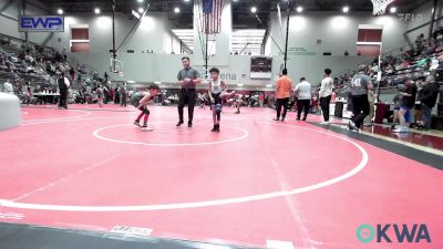 61 lbs Rr Rnd 2 - Andrew Johnson, Pitbull Wrestling Academy vs Jayden Brant, Caney Valley Wrestling