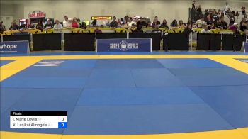 Ireland Marie Lewis vs Kekona Lanikai Almogela 2024 IBJJF Jiu-Jitsu CON International