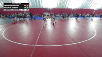 126-128 B Round 1 - John Paul Simpson, Lodi vs Cameron Javanshad, Pulaski
