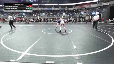 122.8-133.8 lbs Quarterfinal - Alexis Seymour, Chica Tacitos vs Lauren Phillips, Mo West