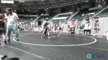 92 lbs Rr Rnd 3 - Zoie Gregory, SE Girls vs Yaretzi Rojas, Team Tulsa Girls
