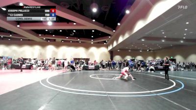 132 lbs Cons. Semis - Joseph Pellicci, Connecticut vs CJ Caines, Pennsylvania