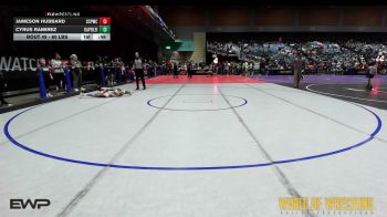 60 lbs Consi Of 8 #2 - Jameson Hubbard, South Central Punisher Wrestling Club vs Cyrus Ramirez, Elite Wrestling