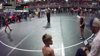 59 lbs Champ. Round 1 - Jude Kerkman, Ashland-Greenwood Jr Wrestling vs Leo McManigal, Norfolk Catholic