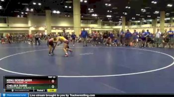 145 lbs Round 1 (10 Team) - Chelsea Durie, Charlie`s Angels- GA Black vs Kenli Boeselager, Nebraska Tsunami