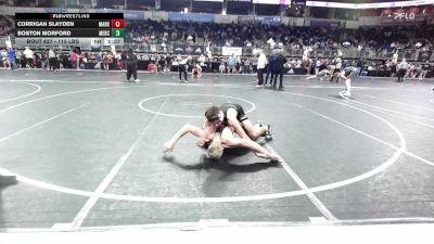 115 lbs Round Of 16 - Corrigan Slayden, Marksmen WC vs Boston Morford, Mercer County WC