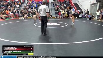 145 C Quarterfinal - Mercedes Brockert, West Liberty vs Moorea Brown, Center Point-Urbana