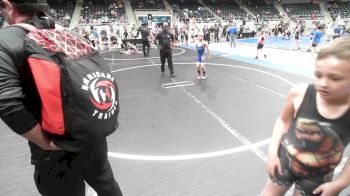 83 lbs Quarterfinal - Brantley Allison, Checotah Matcats vs Brantley Ashley, HURRICANE WRESTLING ACADEMY