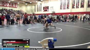 133 lbs Cons. Semi - Mitchell Neiner, NWWC vs Coy Butner, Eastern Oregon University (OR)