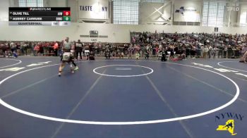 77 lbs Quarterfinal - Olive Till, All Heart Wrestling vs Aubrey Carrube, Dark Horse Wrestling Club