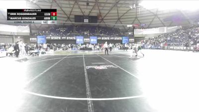 Boys 4A 157 lbs Cons. Round 4 - Marcus Gonzales, Auburn vs Erik Roggenbauer, Lewis And Clark