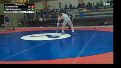 285 lbs Carter Michlitsch, Bismarck St Mary`s vs Waylond Hicks, Butte