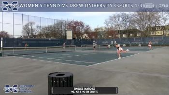 Replay:  Courts 1- 3 - 2024 Drew vs Moravian - Women's Tennis | Apr 9 @ 4 PM