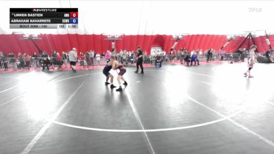 140 lbs Semifinal - Linken Bastien, Askren Wrestling Academy vs Abraham Navarrete, Cuba City Wrestling Club