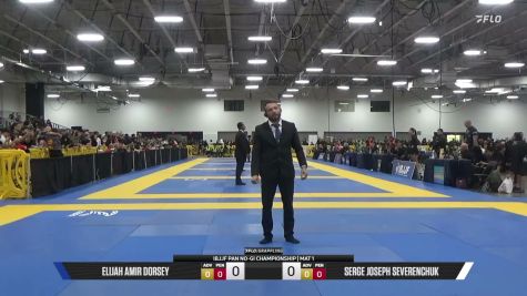 Serge Joseph Severenchuk vs Elijah Amir Dorsey 2026 Pan IBJJF Jiu-Jitsu No-Gi Championship